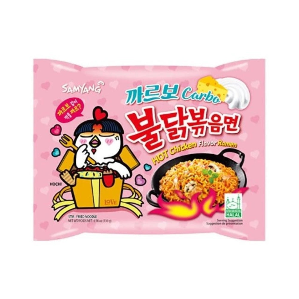 Samyang Buldak Carbonara Chicken Flavor Spicy 130g