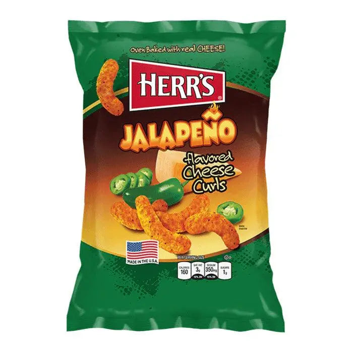 Herr's Jalapeño Cheese Crisps 28g OhMyCandyBox