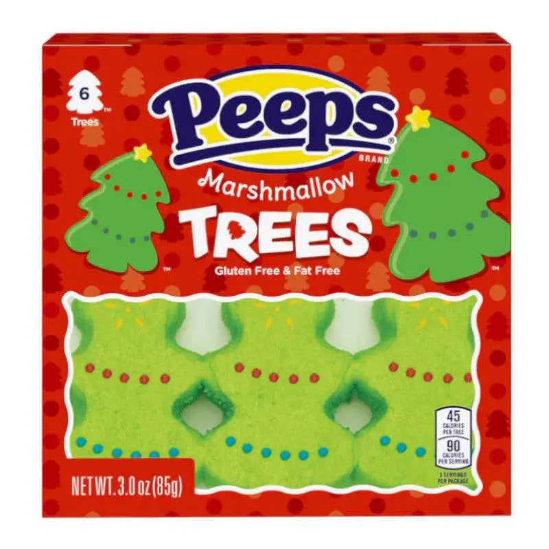 Peeps Marshmallow Christmas Trees 6-Pack 85g OhMyCandyBox