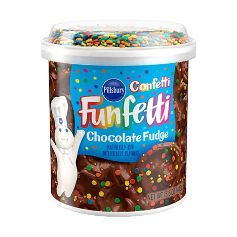 Pillsbury Funfetti Frosting Chocolate 442g OhMyCandyBox