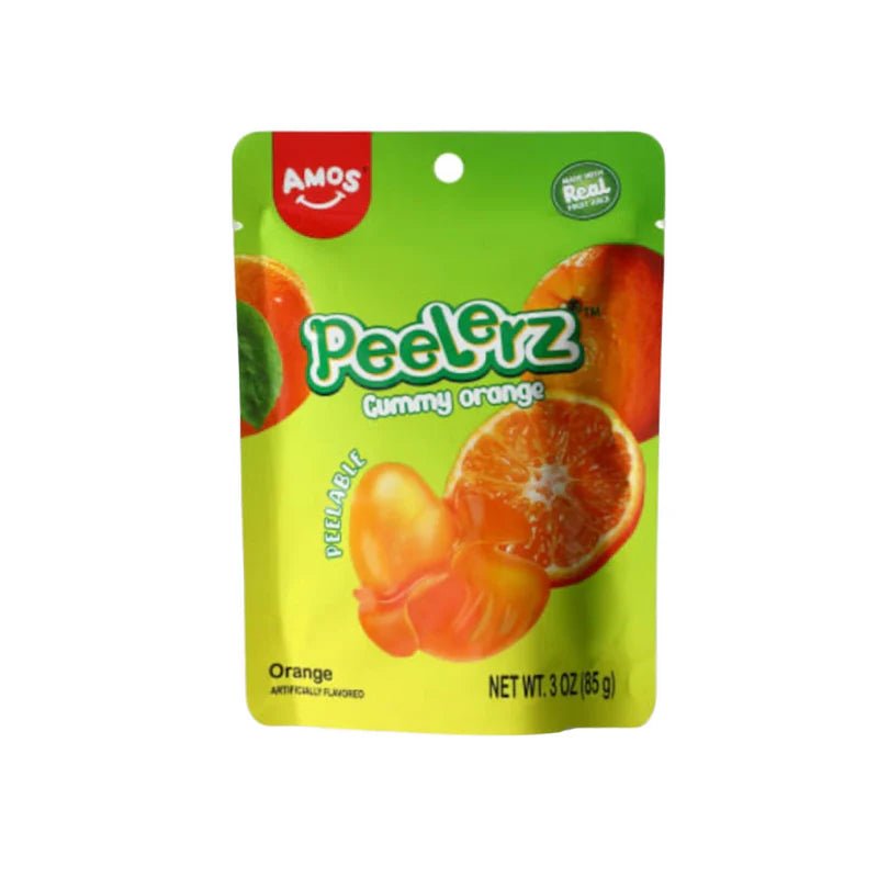 Amos Peelerz Gummy Orange 85g - OhMyCandyBox