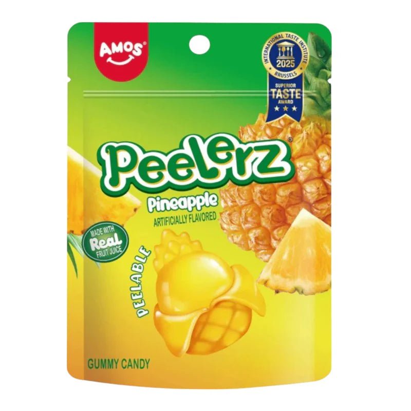Amos Peelerz Gummy Pineapple 65g - OhMyCandyBox