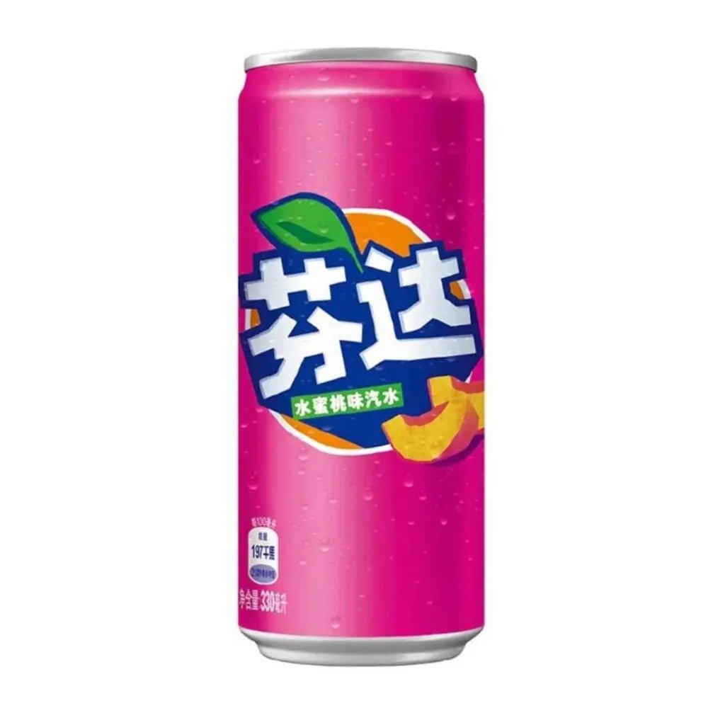 Fanta White Peach 330ml - OhMyCandyBox