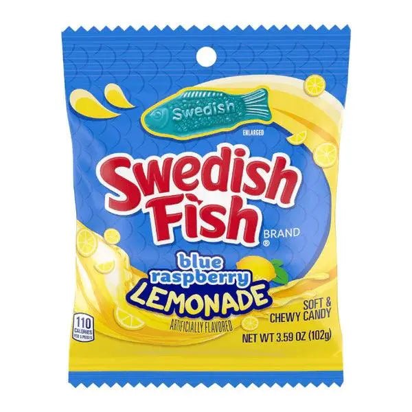 Swedish Fish Blue Raspberry Lemonade 102g - OhMyCandyBox