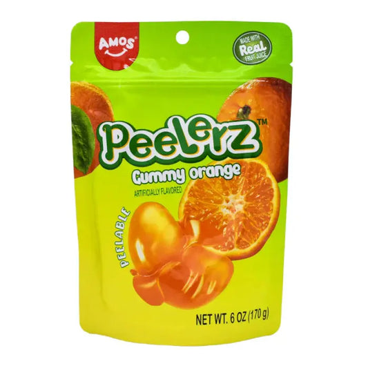 Amos Peelerz Gummy Orange 170g OhMyCandyBox