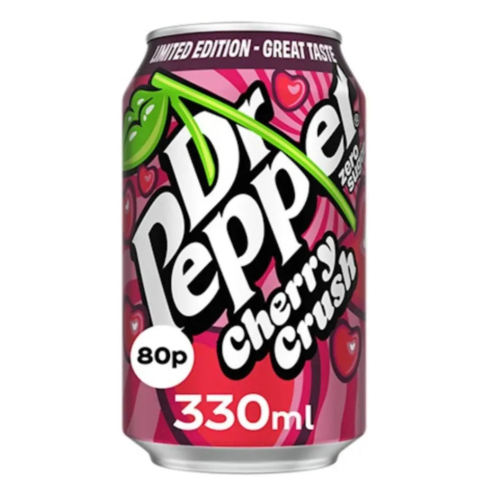 Dr Pepper Zero Cherry Crush 330ml OhMyCandyBox
