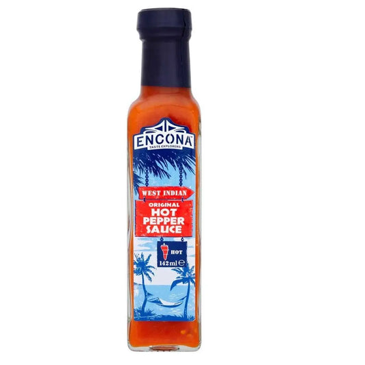 Encona West Indian Hot Pepper Sauce Hot 142ml OhMyCandyBox