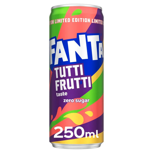 Fanta Tutti Frutti Zero Sugar limenka 250 ml