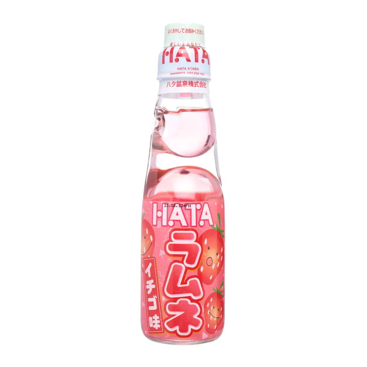 Hatakosen Ramune Soda Strawberry 200ml OhMyCandyBox