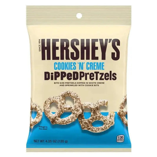 Hershey's Dipped Pretzels Cookies 'n' Creme 120g OhMyCandyBox