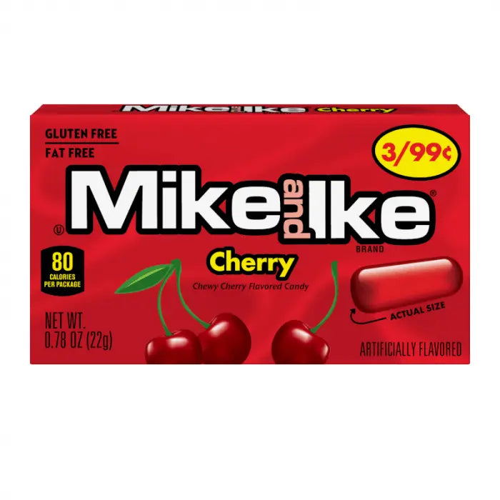 Mike and Ike Cherry Minis 22g OhMyCandyBox