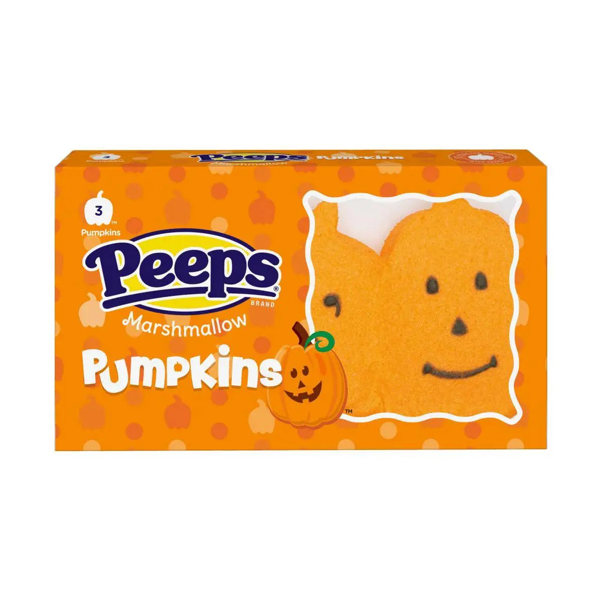 Peeps Marshmallow Pumpkins (3ct) 43g OhMyCandyBox