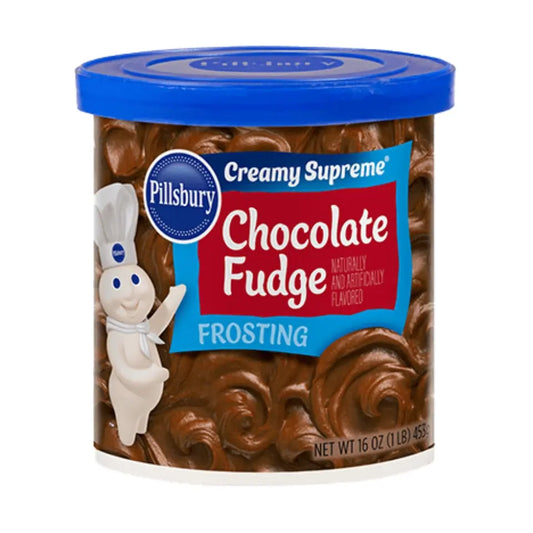 Pillsbury Creamy Supreme Frosting Chocolate Fudge 453g OhMyCandyBox