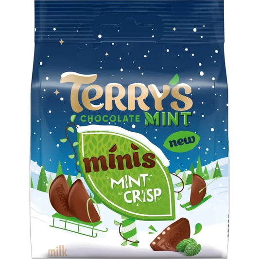 Terry's minis čokolada s mentom u vrećici, mint crisp komadi