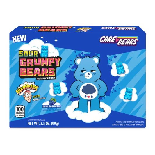 Warheads Care Bears Sour Grumpy Bears 99g OhMyCandyBox
