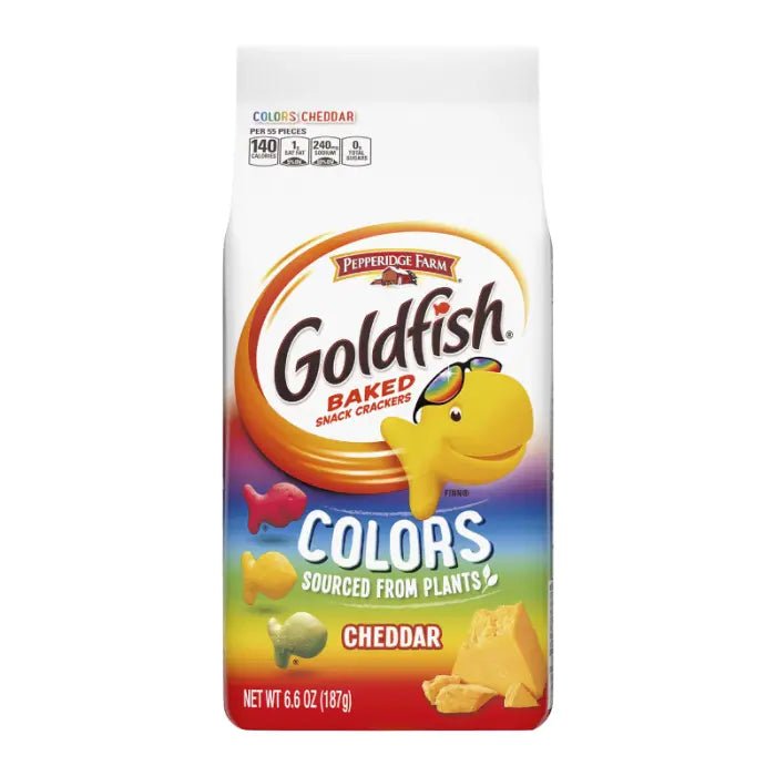 Goldfish Crackers Colors Cheddar 187g - OhMyCandyBox