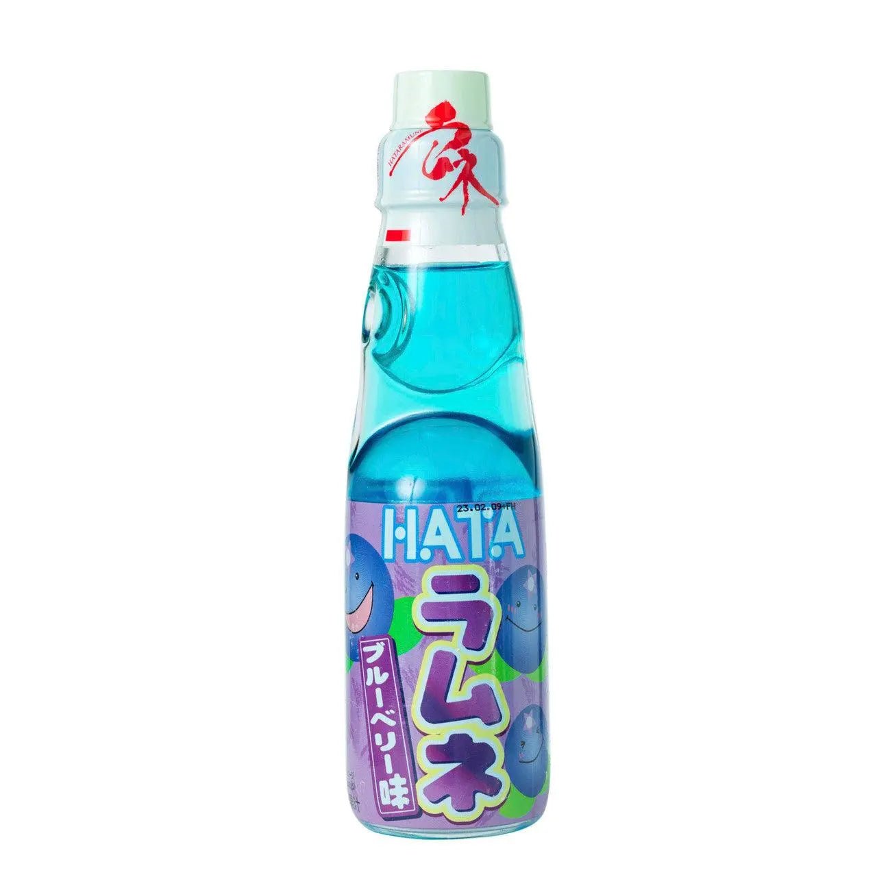 Hatakosen Ramune Soda Blueberry 200ml - OhMyCandyBox