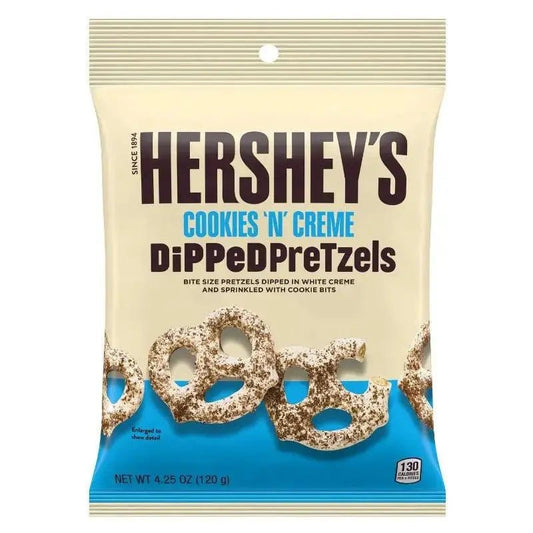 Hershey's Dipped Pretzels Cookies 'n' Creme 120g - OhMyCandyBox