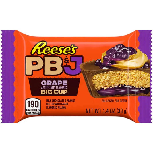 Reese's Big Cup PB&J Grape 39g - OhMyCandyBox