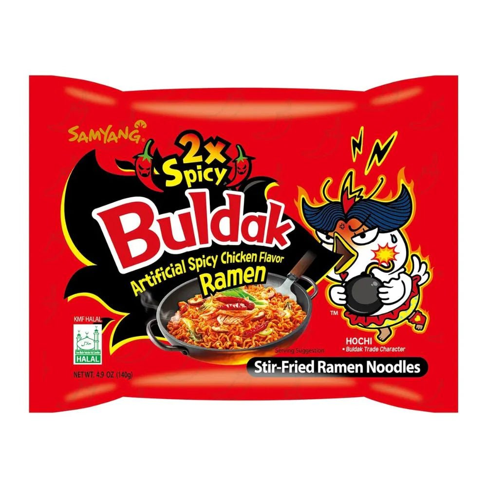 Samyang Buldak Instant Noodles Extra Hot Chicken 140g - OhMyCandyBox